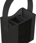 Black 2Go 4 Tool Quiver Compact Tool Belt Organizer with multiple pockets for quick access and heavy duty durability