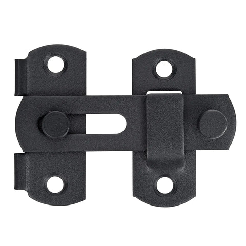 Four Pack Matte Black Stainless Steel Barn Door Latches 2.75 Inch By 2.02 Inch Built To Last Heavy Duty Flip Bi Fold Sliding Door Lock