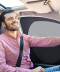 4 Pack Car Window Screen Mesh Shades For Front And Rear Windows Breathable Privacy Sun Covers Easy Slide On Install Universal Fit
