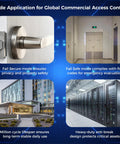 Heavy Duty Electric Strike For Latchbolt Locks Dual Voltage 0.5 To 0.625 Inch Bolt Compatible With Hes 5000C 630, commercial use image