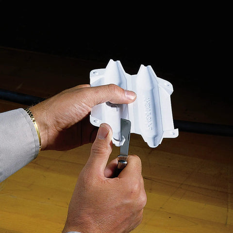 Hands holding white casing of Flexible Splice Kit For Non Shielded Portable Power Cables, Self Curing Resin, for 1 To 5 kV uses
