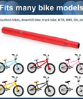 Red Lightweight 27.2x300mm Aluminum Alloy Bike Seat Post Universal Mountain Road Bikes