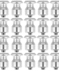 50 count Beefy Heavy Duty Spiral Screw Tire Studs Black Ice Crushing Spike Set in silver tungsten steel for winter traction.