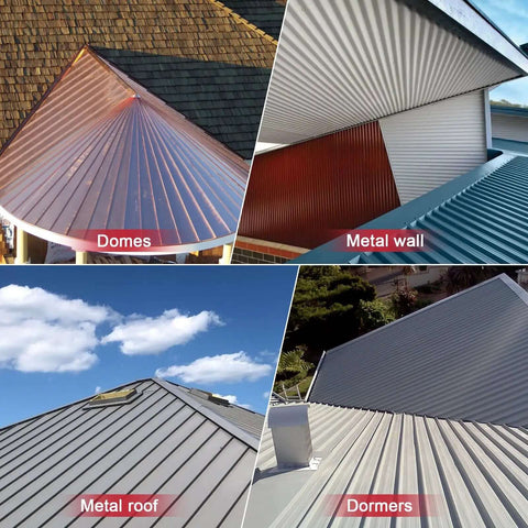 HTSL25E2 Pro Roofer Grade Roof Eaves Seam Bender used on metal roof, domes, dormers, and metal wall for clean edges