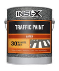 Fast Dry Acrylic Latex Traffic Paint Yellow 1 Gallon For Interior And Exterior Line Marking can with label visible
