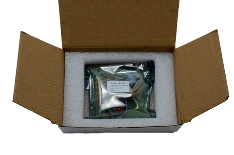Gen One EPO Replacement Surge Module For Portable PWD30EPO Or Hardwired PWD30EPOH in packaging, showing label inside box