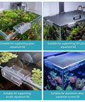 12 Pack Clear Aquarium Lid Clips For Rimless Fish Tanks Hold Your Glass Cover Snug And Square durable brackets for various aquarium lids