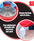 Collapsible Silicone Saw Blade Cleaning Tray For Holding Cleaning Solution Ideal For Table Saw Circular Saw Miter Saw