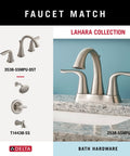 Lahara Collection bath hardware with stainless steel finish beside Brilliance 24 Inch Stainless Steel Towel Bar For Bathroom And Kitchen.