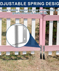 Adjustable spring design for Rock Solid 4 Inch Rotating Gate Roller With Spring Loaded Adjustable Support Caster for Wood Or Metal Gates