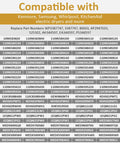 Compatibility chart for 5400 Watt 240 Volt Dryer Heating Element Replacement For Major Brands Like Kenmore Amana Jenn Air Magic Chef Maytag AP6008281 3387747 Non OEM Replacement Part
