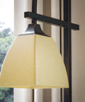 Oil Rubbed Bronze Arch Table Lamp For Home Office Urban Industrial Desk Light With Glass Shade 28 Inch Tall 11 Inch Reach