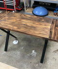 Industrial Iron X Style Table Legs Set Of 2 28 Inch Tall By 20 Inch Wide Desk And Table Legs Built To Last Heavy Duty Bench Legs