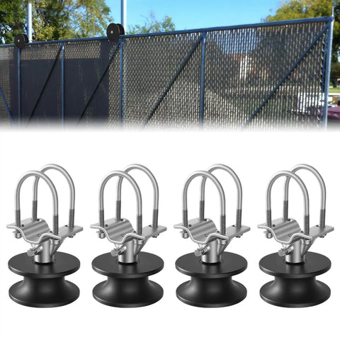 Heavy Duty Cantilever Gate Rollers Pack Of 4 Rock Solid Nylon Sliders For Buttery Smooth Operation And Zero Hassle Gliding On Any Outdoor Fence Hardware Upgrade Project Now, featuring steel and nylon components.