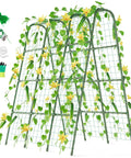 63 Inch Tall U Shape Cucumber Trellis For Raised Beds Garden Arch For Climbing Plants Outdoor Plant Support Green