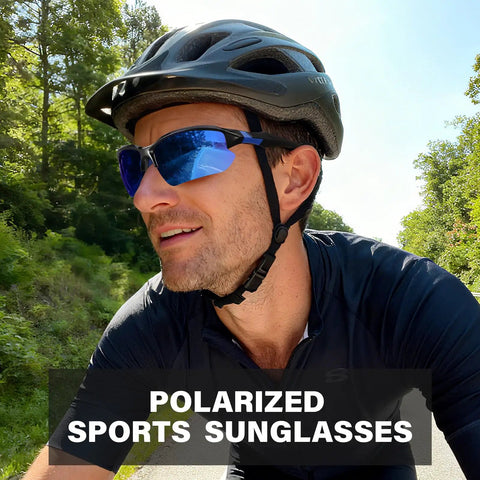 Fly 4 Pack Polarized Sunglasses For Men Featuring Uv400 Anti Glare Protection Lightweight Half Frame Design Ride Ready For Cycling Running And Fishing Clean Shades