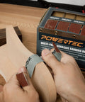 Using Emery Cloth Roll Five Grit Sandpaper Set 1 Inch By 20 Feet Aluminum Oxide For Automotive Wood And Metal Sanding And Polishing Grits 150 240 320 400 600 on wood