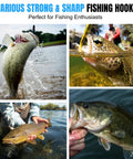 Various fish caught with All In One 147Piece Fishing Tackle Kit With Circle Hooks Octopus And Baitholder Hooks Bobbers And Sinkers