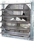 24 Inch Wall Mounted Exhaust Fan With Automatic Shutter And Variable Speed For Home Attic Shed Or Garage Ventilation 4244 CFM Covers Up To 6200 Sq Ft Power Cord Not Included Keeps Your Space Cool And Comfortable