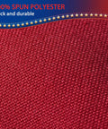 Close-up of heavy duty spun polyester material used in Outdoor 3x5 Foot American Flag Built Tough Deluxe Heavy Duty Spun Polyester Tear Resistant
