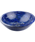 Next Level Blue Gemstone Vessel Sink Features A Straight Fire Lapis Overlay Premium Glaze And Dreamy Glow perfect for modern bathrooms.