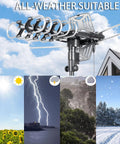 Outdoor TV Antenna With 360 Degree Omni Directional Reception, 150+ Mile Range, Weather Resistant under all seasons
