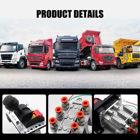 Trucks with Power Take Off PTO Control Valve Air Kit with switch; product close-ups; compatibility 328388-79X 329358X K90 AV-295