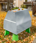 Water Table Cover Waterproof Outdoor Shield For Backyard Play Tables, Dustproof Storage Protector, PU Nylon, 96x55x68 cm in fall setting