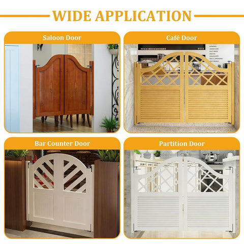 Wide application of Heavy Duty Self Closing Door Hinges on saloon, cafe, bar counter, and partition doors