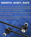 Front Sway Bar End Link Kit For Ford Escape EcoSport Fiesta RAV4 Mazda CX5 CX9 Tribute And More Durable Front Stabilizer Link Replacement Direct Bolt On Fit With Superior Bushings For Smoother Handling And Quieter Ride, carbon steel