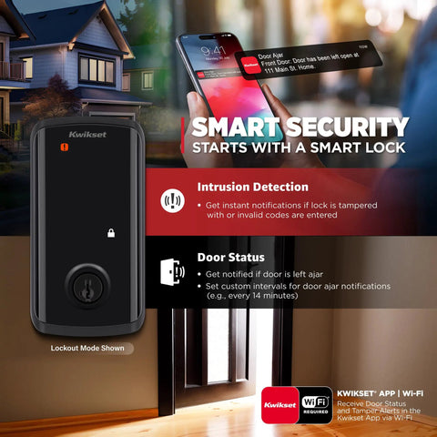 Next Level Home Security With This Premium Matter Smart Deadbolt Packed With Geofence Auto Unlock And WiFi Keyless Entry Hassle Free Matte Black Install Plays Nice With Alexa Apple Home And Google