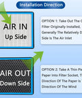 Installation directions for Cabin Air Filter With Activated Carbon For Chevy GMC Cadillac Trucks And SUVs Direct Fit 2014 to 2022