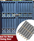 Six Pcs Weld On Bullet Barrel Hinges For BBQ Smoker Carbon Steel Heavy Duty Hinges for Metal Swing Door Installation