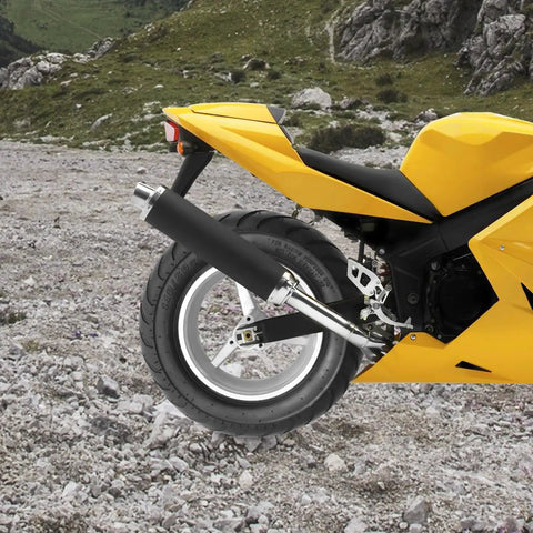 Rear Wheel Tire With Bearings For 49cc Mini Pocket Rocket Bike 110/50-6.5 on rugged trail background