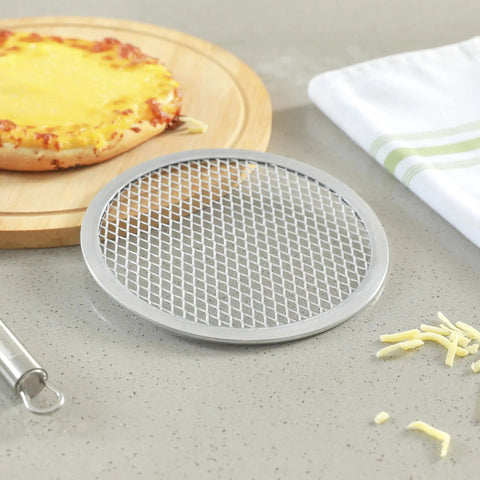 Aluminum 6 Inch Pizza Screen Pack Of 144 For Crispy Crust And Fast Even Baking Lightweight And Stackable With Seamless Rim Rust