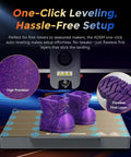 Fast 3D Printer AD5M With 1 Click Auto Calibration CoreXY, showcasing high precision and flawless first layer setup.