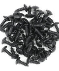 Truss Head Wood Screws One Half Inch Black Oxide Wax Coated Bag Of Fifty Count Made In USA Heavy Duty Wood Fasteners