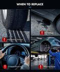 Signs to replace Front Complete Struts Assembly With Coil Spring Direct Fit For 2007 Through 2017 Jeep Compass 4WD