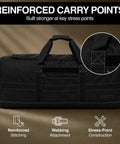 Beast Of A 132L 36 Inch Heavy Duty Extra Large Duffle Bag with reinforced handles, showing upgraded stitching and durable material.