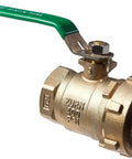 Workhorse Grade Lead Free Brass Ball Valve With Single Union Mount For Residential And Commercial Projects Featuring Smooth Quarter Turn Handling.