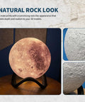 Marble Rock PLA Filament 1.75mm for 3D Printing, showcasing realistic stone texture on a spherical model with veining.