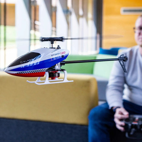 Infusion 120 RC Helicopter BNF Basic Ready To Bind With Spektrum DSMX DSM2, Brushless Direct-Drive Power, AS3X Stabilization