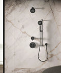 Purist Four Function Handshower With Three Spray Modes For Full Coverage Pulsating Massage And Silk Spray 2.5 GPM Matte Black