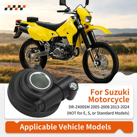 Speedometer Drive Gear Box For DR Z 400 SM 2005 2008 2013 2024 Replacement next to yellow motorcycle