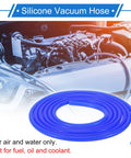Blue Silicone Vacuum Tubing Hose For Automotive Use 10 Feet Long Three Sixteenth Inch Inner Diameter Two Millimeter Wall