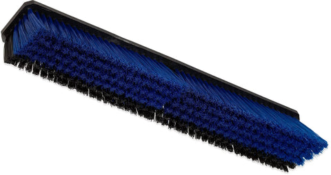 Top Rated 18 Inch Push Broom Head Replacement Featuring Angled Synthetic Bristles for hard floor cleaning.