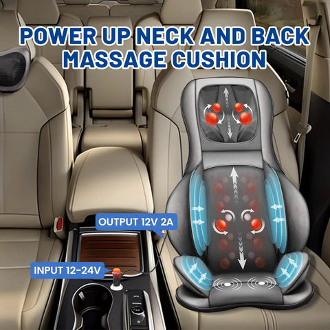 Ready To Roll 12 Volt Car Charger Adapter With Extra Long Power Cord Cable For Snailax Comfier Back Massage Cushion in car.