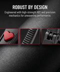 Close-up of Universal Motorcycle Throttle Cruise Control And Motor Assist With Anti Slip Accelerator Clamp details.