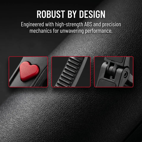 Close-up of Universal Motorcycle Throttle Cruise Control And Motor Assist With Anti Slip Accelerator Clamp details.