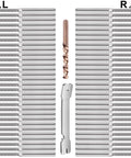 Heavy Duty Left And Right Hand Thread Swage Lag Screws For Three Sixteenth Inch Stainless Steel Cable Sixty Pack Thirty Pairs Deck Cable Railing Hardware T316 For Wood Posts Indoor Outdoor DIY Railing By BLIKA